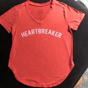 HEARTBREAKER Red Tee T-Shirt Sz XL